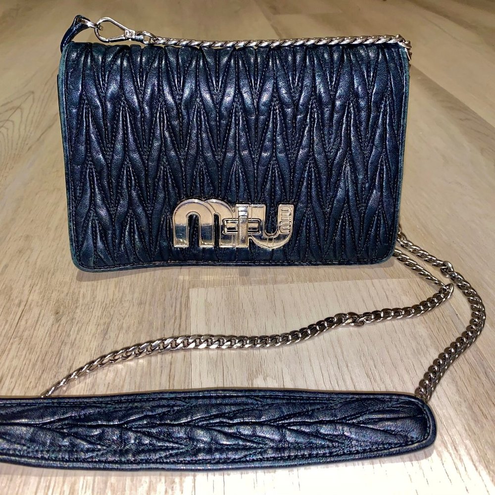 Miu Miu Matelassé Leather Bag